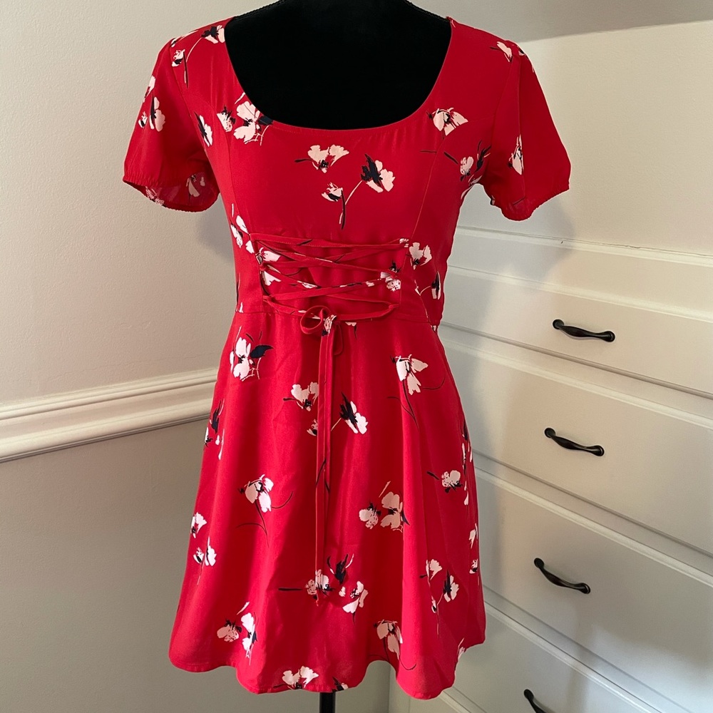 Abercrombie and Fitch red dress